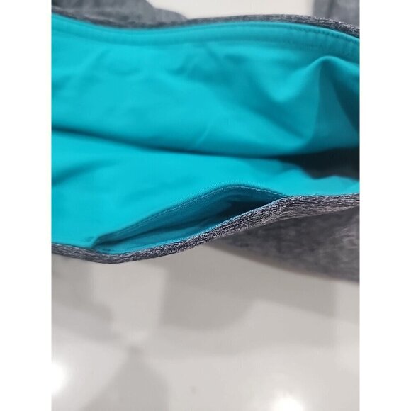 Lululemon Leggings Inspire Crop II Luxtreme Grey Aqua Blue Women's 4 - Picture 7 of 8